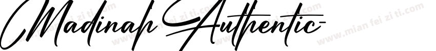 Madinah Authentic字体转换